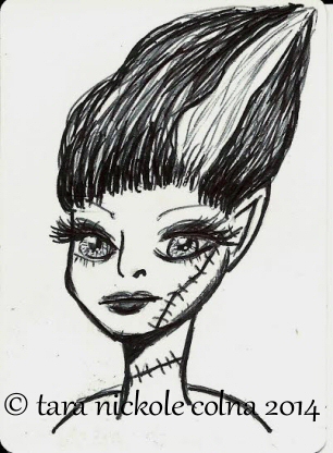 Bride Of Frankenstien by Tara N Colna